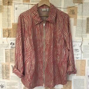 NWT Chico’s Zenergy Lightweight Jacket Size 3 XL